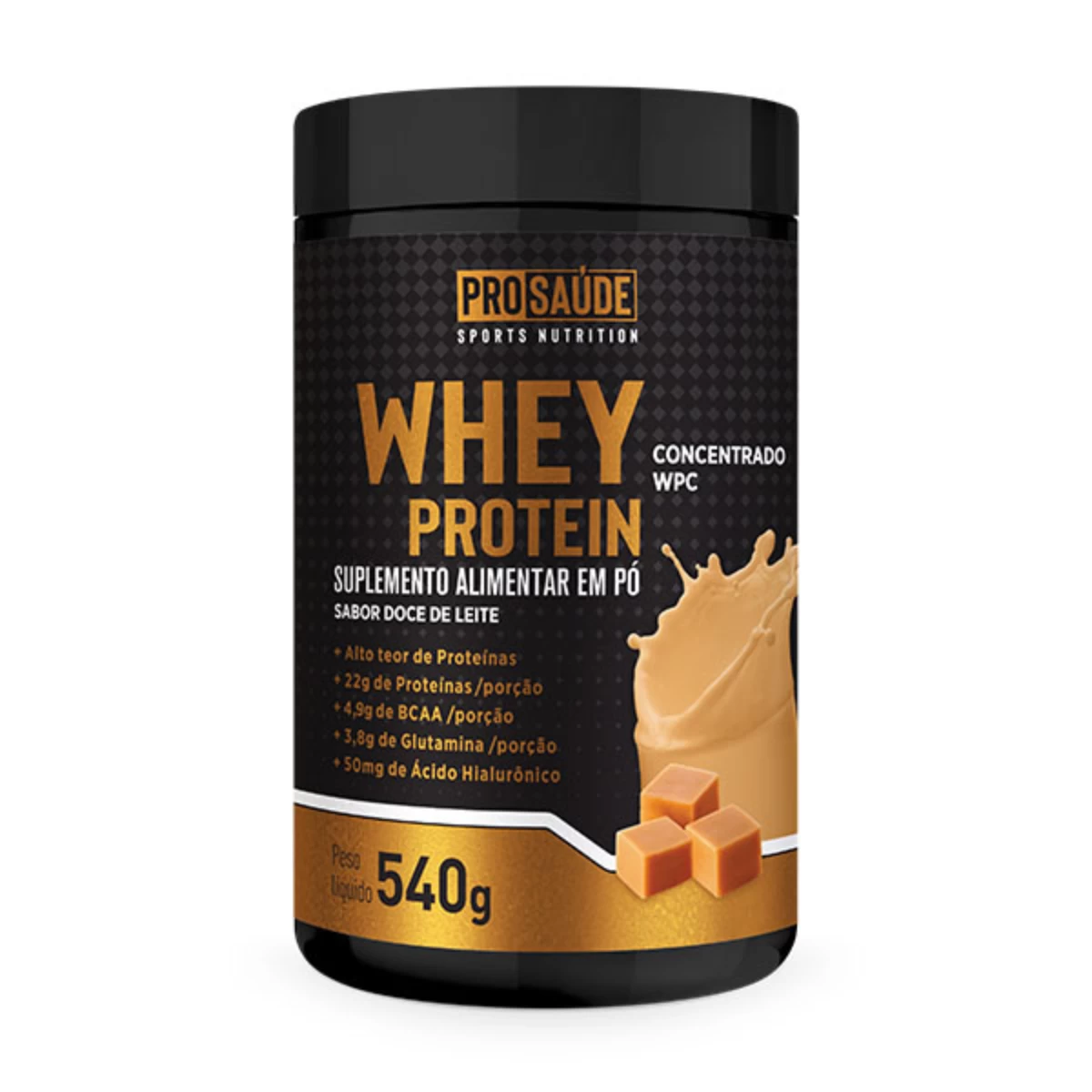 Whey Protein Concentrado (WPC) - Sabor Doce de Leite